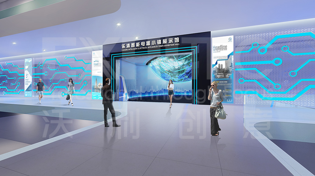 企業(yè)展廳空間這樣設(shè)計想不美都難