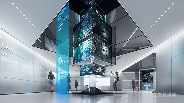 沃利創(chuàng)意中標(biāo)深信服科技展示中心
